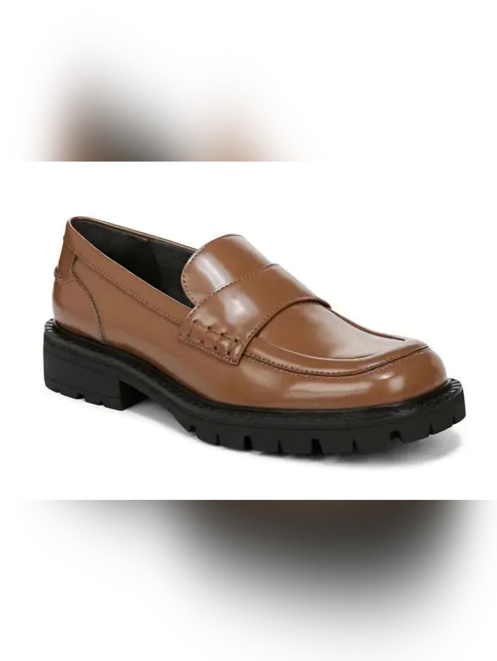 FRANCO SARTO DARBY TOFFEE LOAFERS - Picture 2 of 4